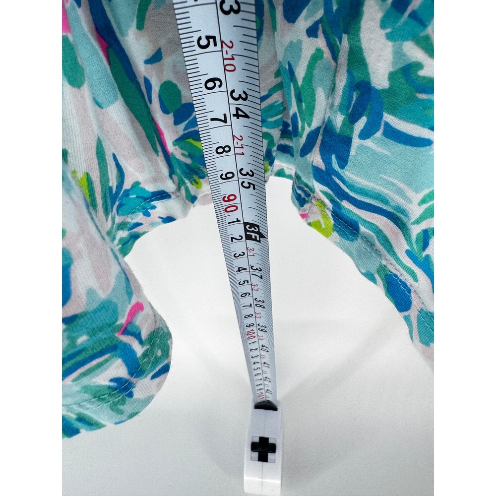 Lilly Pulitzer Lorina Swing Dress in the vibrant Blue Ibiza Cabana Size Large - Picture 11 of 11